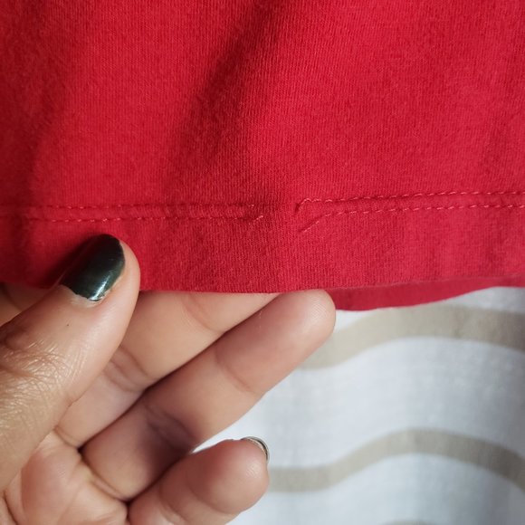 Seventeen | Super Soft Red Long Sleeve T Shirt - Picture 6 of 8